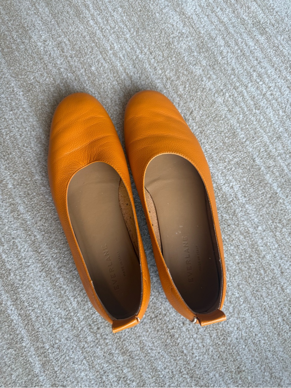 Orange Everlane Day Glove Ballet Flat (Size 5)